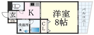 元町駅 徒歩1分 7階の物件間取画像